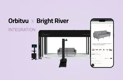 Orbitvu x Bright River Zusammenarbeit für interaktiven Content