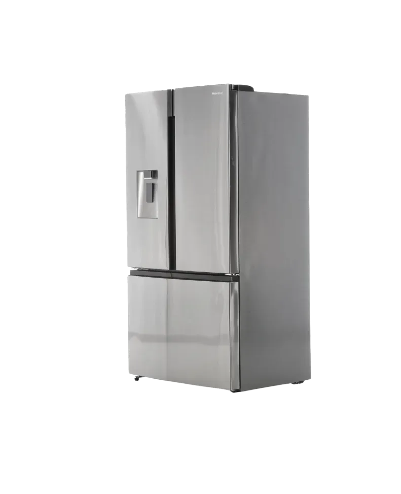 Silberner Kühlschrank