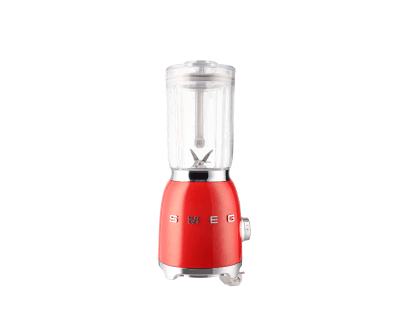 Mixer im roten Retro-Stil