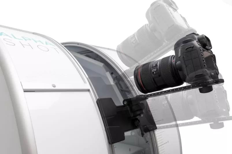 Integrierter Kamerahalter im Alphashot 360