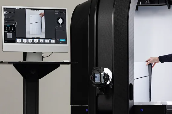 Flexible Kamerapositionierung am Alphashot XL G2