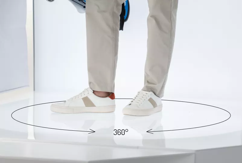 Motorisierter Drehteller im Alphastudio XXL