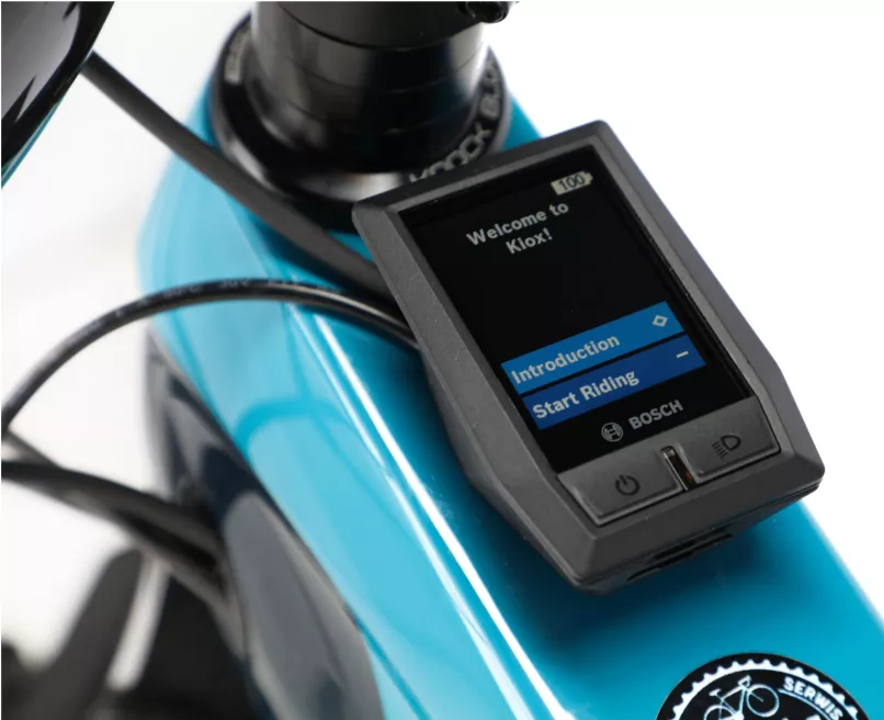 Detail-Packshot eines E-Bike-Displays