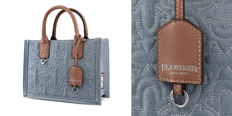 Fotoauflösung am Beispiel einer Handtasche gezeigt