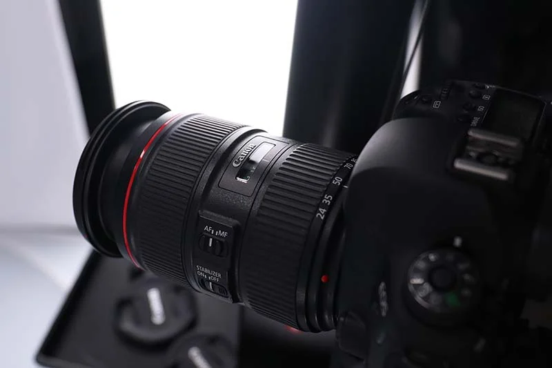 Bekleidungsfotografie – Kameraeinstellungen – Foto der Kamera