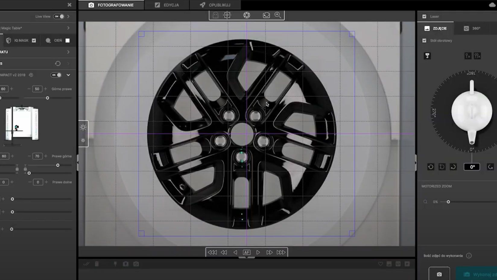 Software und Hardware für Automotive-Fotografie