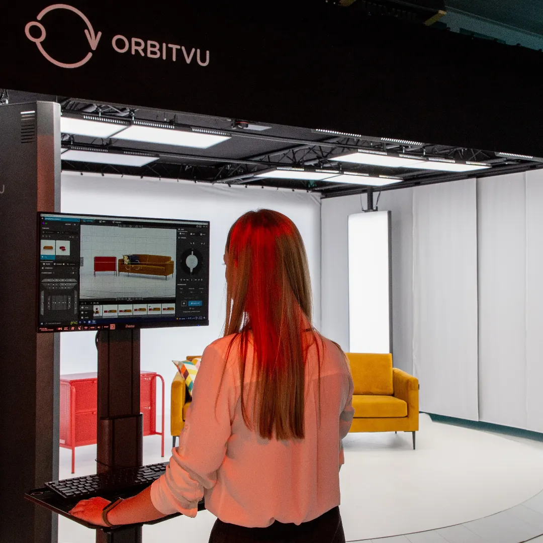 Orbitvu Workflow für Möbelfotografie im Studio mit Operator