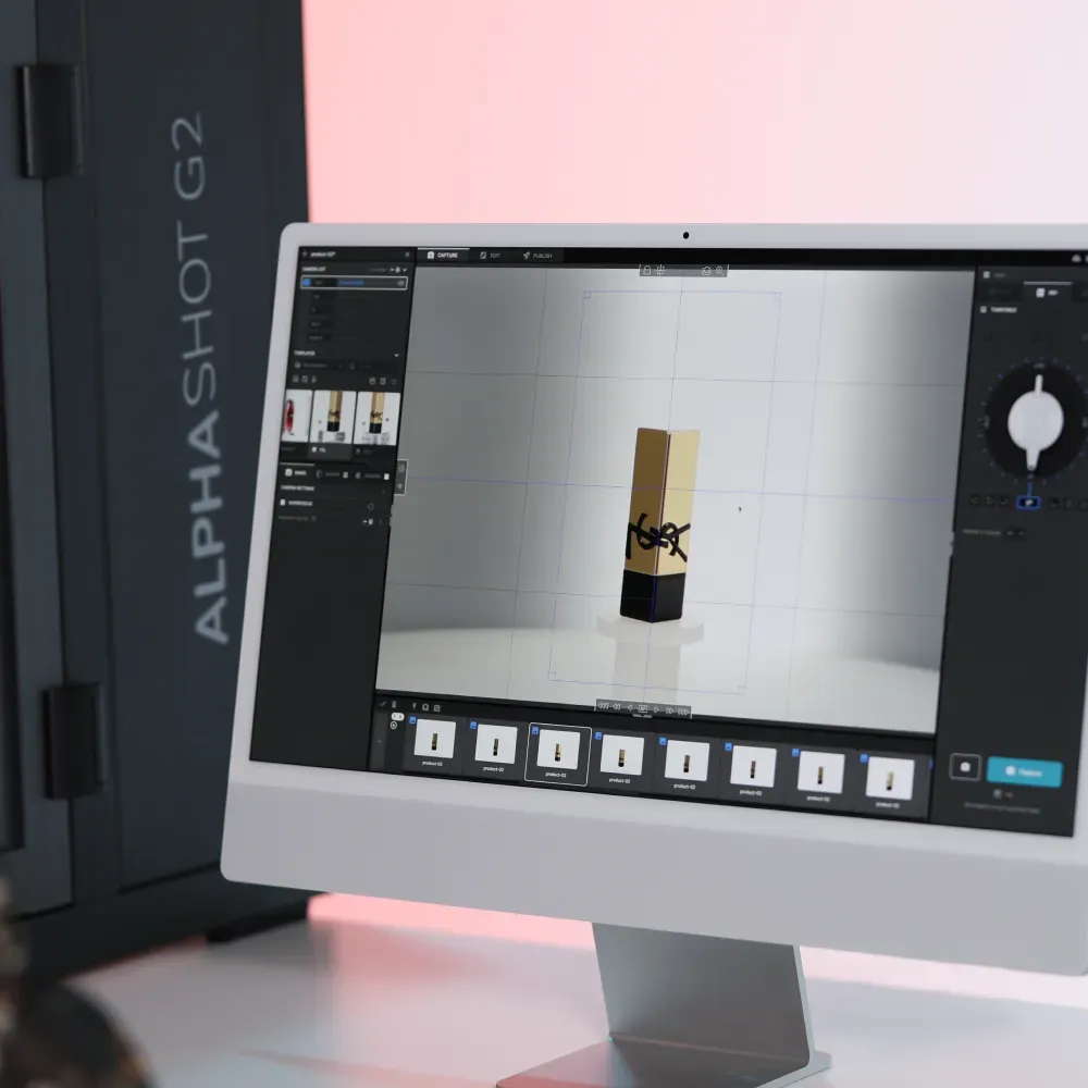 Orbitvu Vorlageinstellungen für Kosmetik-Workflows
