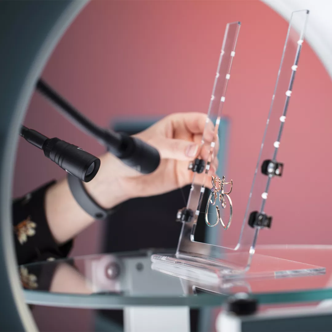 Schmuckfotografie-Setup mit dem Alphashot Micro Pro v2