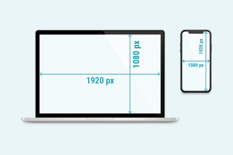 Smartphone AND desktop resolution comparison